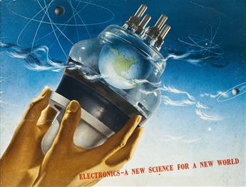 (DESIGN / GRAPHIC DESIGN / BAYER, HERBERT.) Electronics-A New Science for a New World.